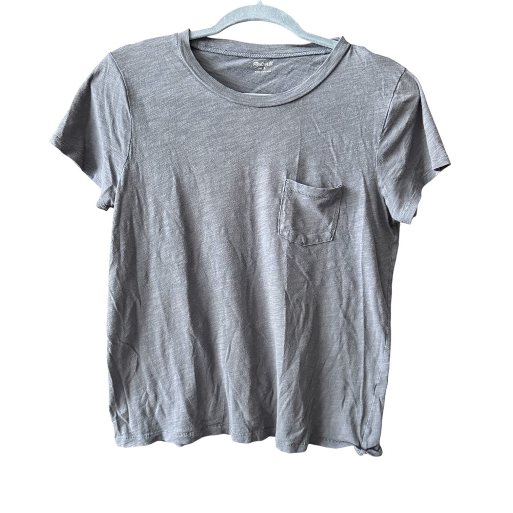 Madewell Light‎ Gray Short Sleeve Tee
